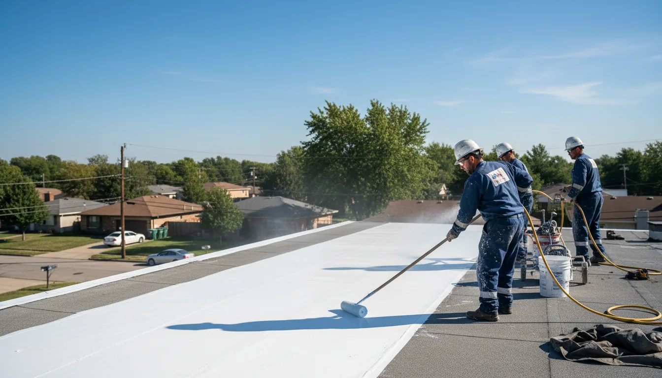 Commercial roof coating in New Stanton, PA near me